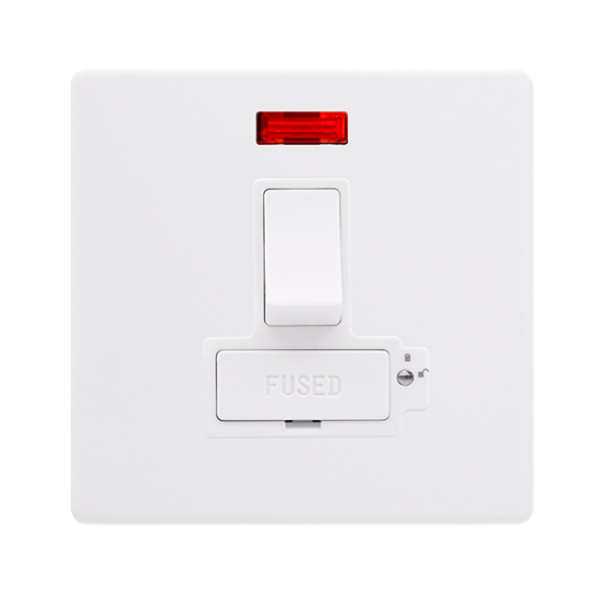 13A LOCKABLE  SWITCHED FUSED CONNECTION UNIT WITH