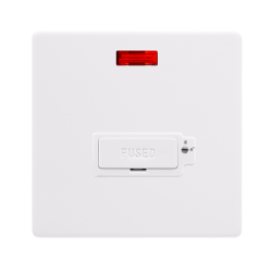 13A LOCKABLE  FUSED CONNECTION UNIT WITH NEON - PO