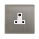 5A ROUND PIN SOCKET - STAINLESS STEEL COVER PLATE