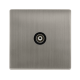 SINGLE ISOLATED COAXIAL OUTLET - STAINLESS STEEL C