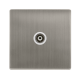 SINGLE ISOLATED COAXIAL OUTLET - STAINLESS STEEL C