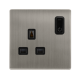 Scolmore ClickSmart 13A 1G RF SMART SOCKET DEFINITY SS BK