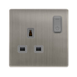 Scolmore ClickSmart 13A 1G RF SMART SOCKET DEFINITY SS GY