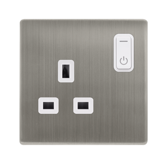 Scolmore ClickSmart 13A 1G RF SMART SOCKET DEFINITY SS PW