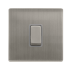 10AX INGOT 1 GANG 2 WAY SWITCH - STAINLESS STEEL C