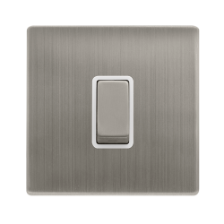 10AX INGOT 1 GANG 2 WAY SWITCH - STAINLESS STEEL C