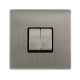 10AX INGOT 2 GANG 2 WAY SWITCH - STAINLESS STEEL C