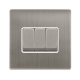 10AX INGOT 3 GANG 2 WAY SWITCH - STAINLESS STEEL C