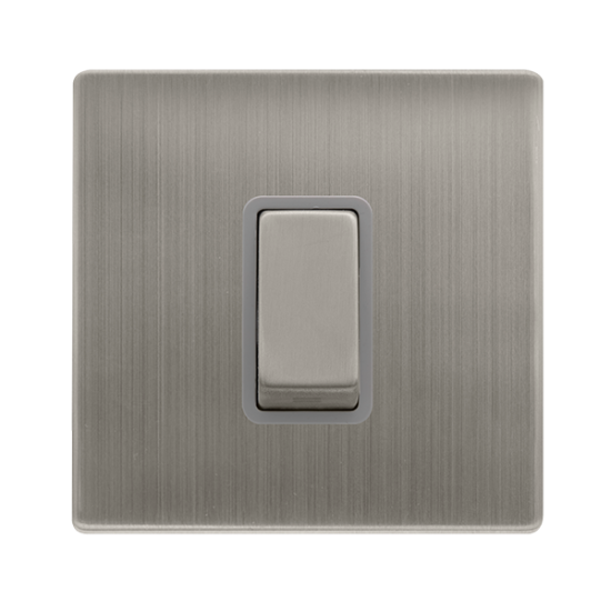 50A INGOT 1 GANG DOUBLE POLE SWITCH -  STAINLESS S
