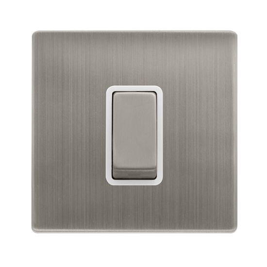50A INGOT 1 GANG DOUBLE POLE SWITCH -  STAINLESS S