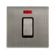 50A INGOT 1 GANG DOUBLE POLE SWITCH WITH NEON -  S