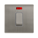 50A INGOT 1 GANG DOUBLE POLE SWITCH WITH NEON -  S