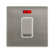 50A INGOT 1 GANG DOUBLE POLE SWITCH WITH NEON -  S