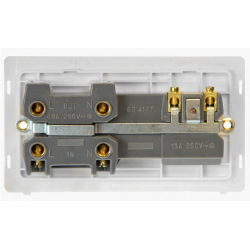 50A INGOT DOUBLE POLE SWITCH WITH 13A DOUBLE POLE