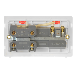50A INGOT DOUBLE POLE SWITCH WITH 13A DOUBLE POLE
