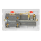 50A INGOT DOUBLE POLE SWITCH WITH 13A DOUBLE POLE