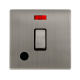 20A INGOT DOUBLE POLE SWITCH WITH NEON & FLEX OUTL
