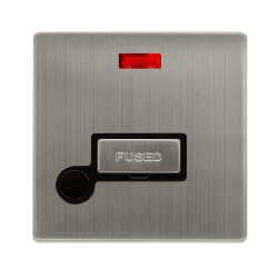 13A INGOT FUSED CONNECTION UNIT WITH NEON & OPTION