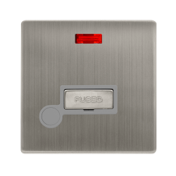 13A INGOT FUSED CONNECTION UNIT WITH NEON & OPTION