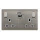 13A INGOT 2 GANG SWITCHED SAFETY SHUTTER SOCKET WI