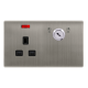 13A 1 GANG DOUBLE POLE KEY LOCKABLE SOCKET WITH NE