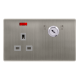 13A 1 GANG DOUBLE POLE KEY LOCKABLE SOCKET WITH NE