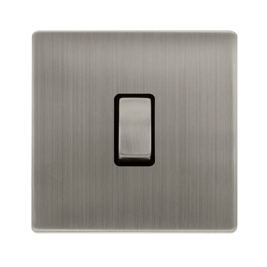 20A INGOT DOUBLE POLE SWITCH - STAINLESS STEEL COV