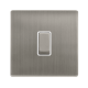 20A INGOT DOUBLE POLE SWITCH - STAINLESS STEEL COV
