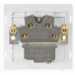 13A INGOT SWITCHED FUSED CONNECTION UNIT - STAINLE