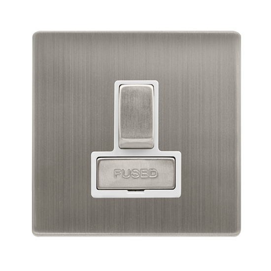 13A INGOT SWITCHED FUSED CONNECTION UNIT - STAINLE
