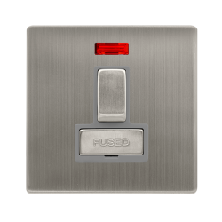 13A INGOT SWITCHED FUSED CONNECTION UNIT WITH NEON