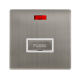 13A INGOT FUSED CONNECTION UNIT WITH NEON - STAINL