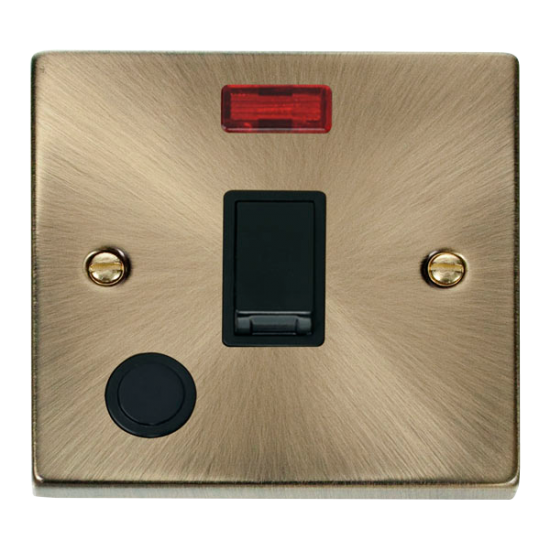 VPAB023BK Deco 20A 1 Gang DP Switch With Flex Outl