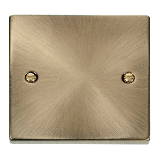 VPAB060 Deco 1 Gang Blank Plate