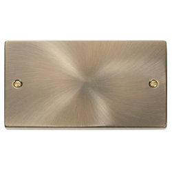 VPAB061 Deco 2 Gang Blank Plate