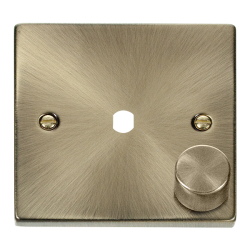 VPAB140PL Deco VPAB 1 GANG DOUBLE DIMMER PLATE & K