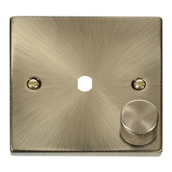 VPAB140PL Deco VPAB 1 GANG DOUBLE DIMMER PLATE & K