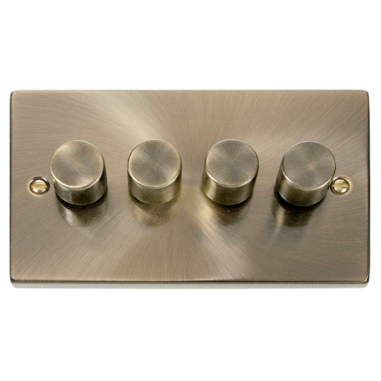 VPAB154 Deco 4 Gang 2 Way 400Va Dimmer Switch