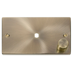 VPAB185 Deco 2 Gang Plate Single Aperture (1000W M