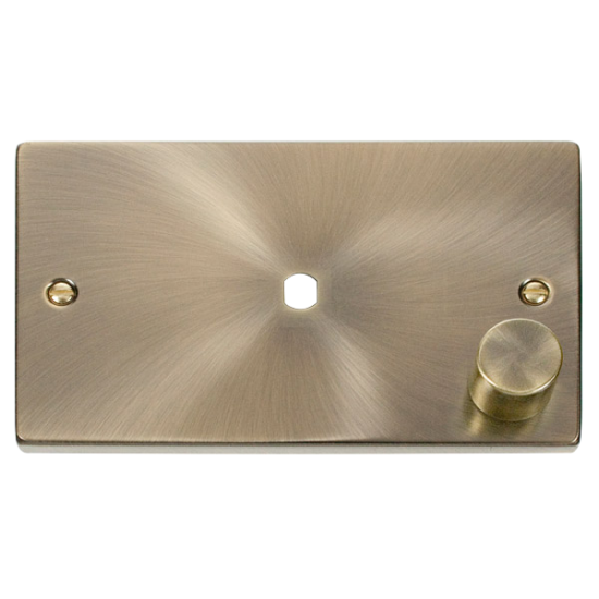 VPAB185 Deco 2 Gang Plate Single Aperture (1000W M