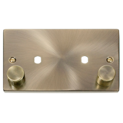 VPAB186 Deco 2 Gang Plate Twin Aperture (1630W Max
