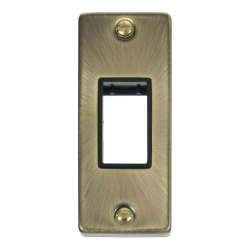 VPAB471BK Deco Single Architrave Plate & Aperture