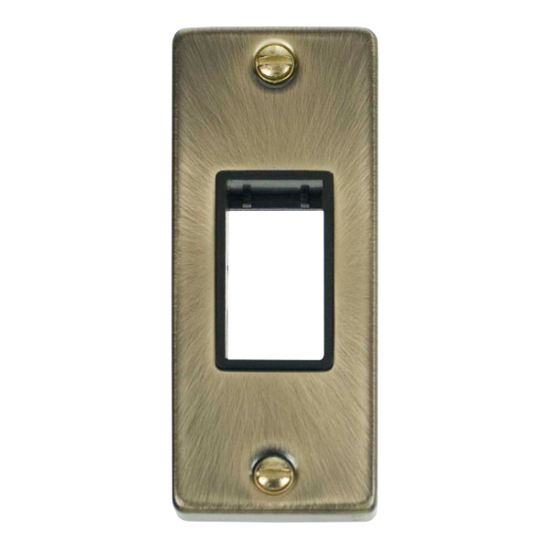 VPAB471BK Deco Single Architrave Plate & Aperture