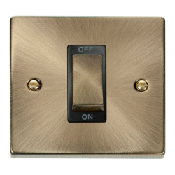 VPAB500BK Deco Ingot 1 Gang 45A DP Switch - Black