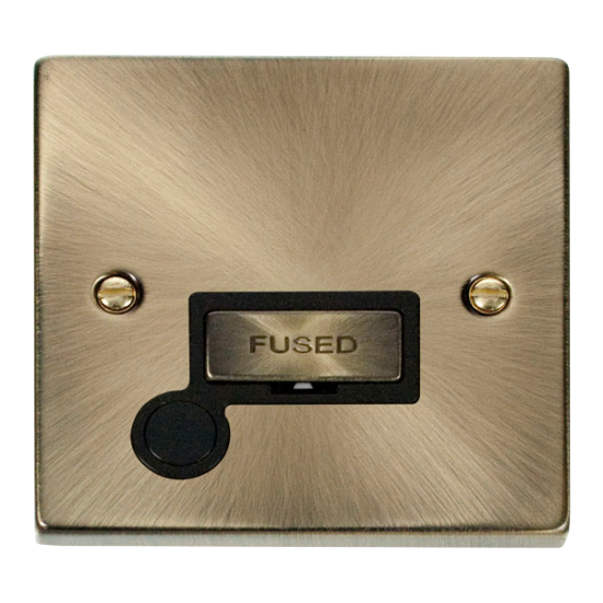 VPAB550BK Deco 13A Fused 'Ingot' Connection Unit W