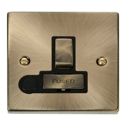 VPAB551BK Deco 13A Fused 'Ingot' Switched Connecti