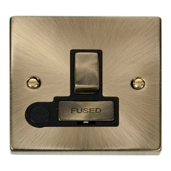 VPAB551BK Deco 13A Fused 'Ingot' Switched Connecti