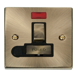 VPAB552BK Deco 13A Fused 'Ingot' Switched Connecti