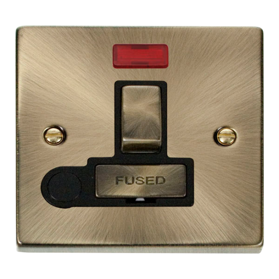 VPAB552BK Deco 13A Fused 'Ingot' Switched Connecti