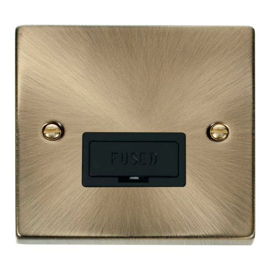 VPAB650BK Deco 13A Fused Connection Unit - Black